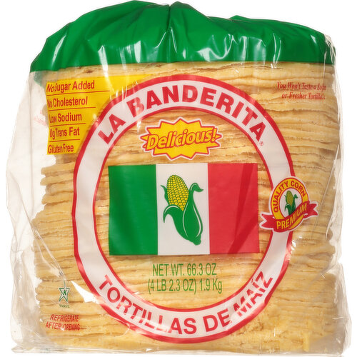 La Banderita Tortillas, Yellow Corn