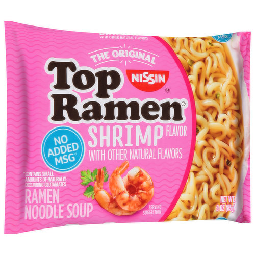 Nissin Top Ramen Soy Sauce Flavor Noodles, 3 oz - Food 4 Less