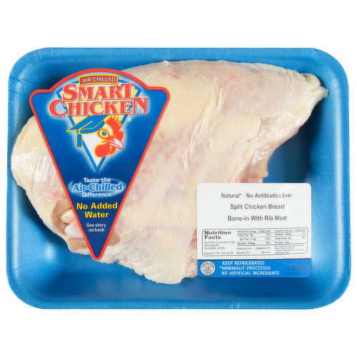 Smart Chicken Chicken Breast, Veg Feed, Split