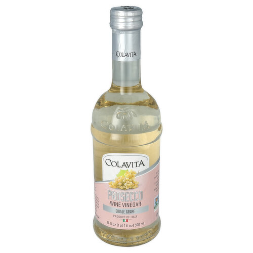 Colavita Wine Vinegar, Prosecco, Single Grape