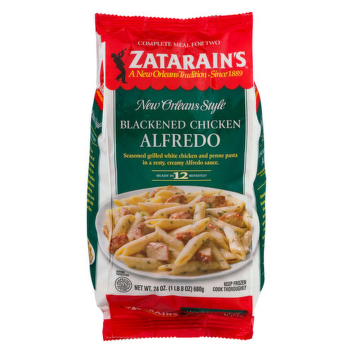 Zatarain's Frozen Blackened Chicken Alfredo