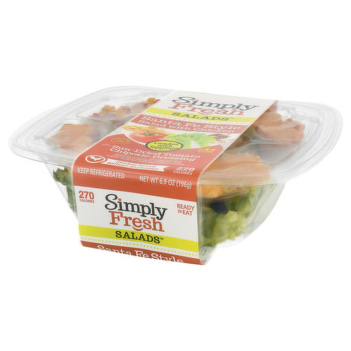 Simply Fresh Salad Bowl Kit - Southwestern Style Shaker with Chicken, 6.7  oz - City Market