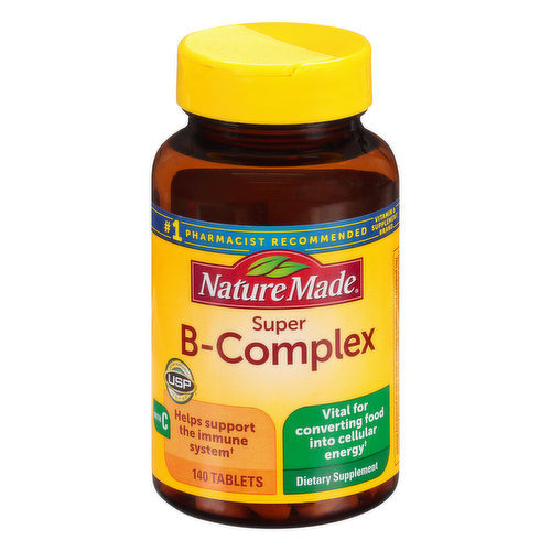 Dietary Supplement. List No. 2727. L600. USP dietary supplement verified. USP has tested and verified ingredients, potency and manufacturing process. USP sets official standards for dietary supplements. www.uspverified.org. No artificial flavors. Gluten free. No. 1 pharmacist recommended vitamin & supplement brand. With C. Helps support the immune system. Vital for converting food into cellular energy. No color added. www.NatureMade.com. (These statements have not been evaluated by the Food and Drug Administration. This product is not intended to diagnose, treat, cure or prevent any disease.)
