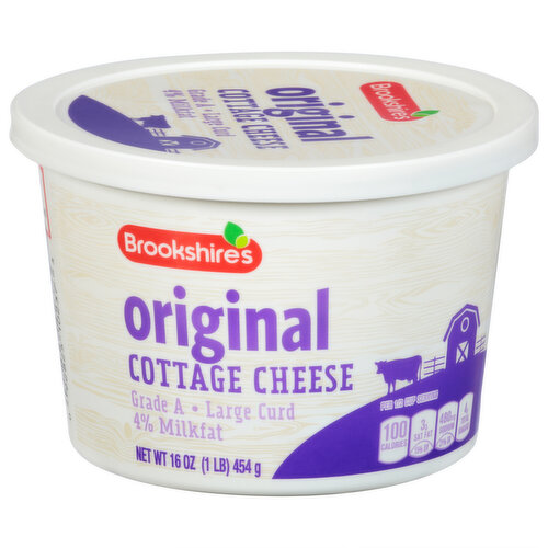Brookshire's 4% Milkfat Large Curd Cottage Cheese