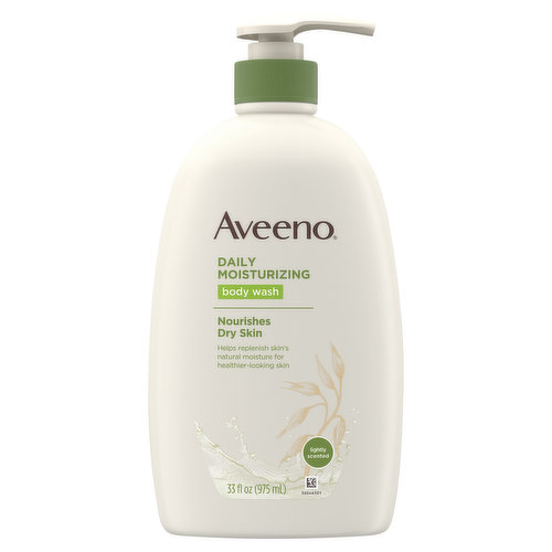 Aveeno Body Wash, Daily Moisturizing, Lightly Scented