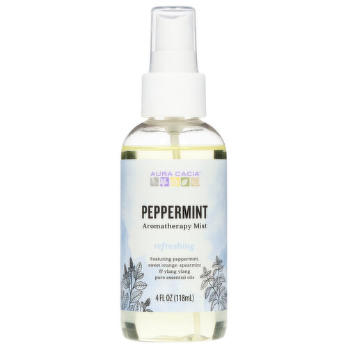 Aura Cacia Aromatherapy Mist, Peppermint, Refreshing