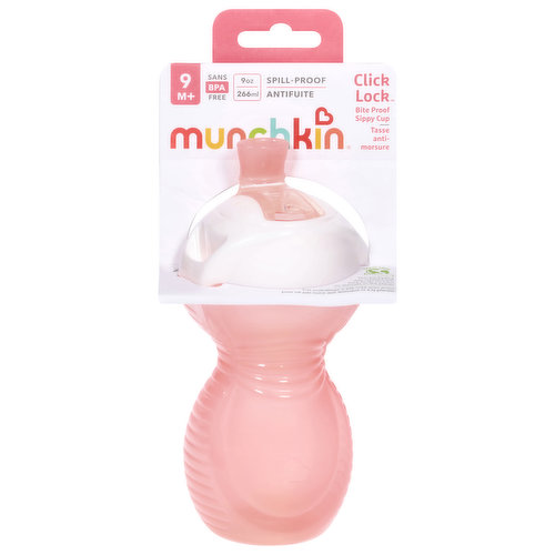 Munchkin Click Lock Flip Straw Cup - Blue - 9oz