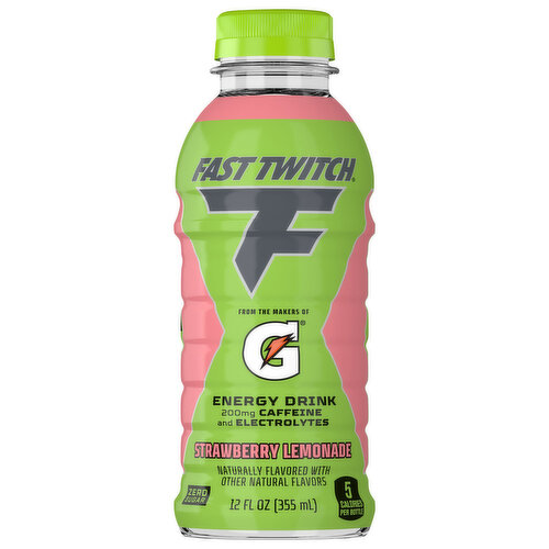 Fast Twitch Energy Drink, Strawberry Lemonade