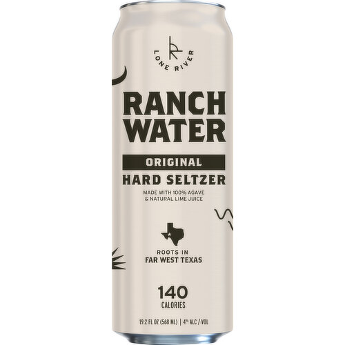 Lone River Hard Seltzer, Original, Ranch Water