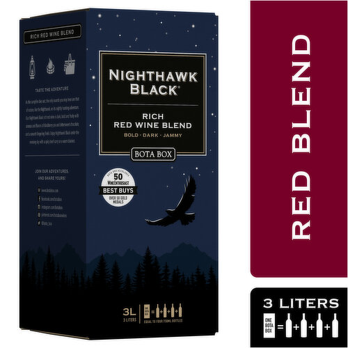 Bota Box Nighthawk Black Red Wine Blend