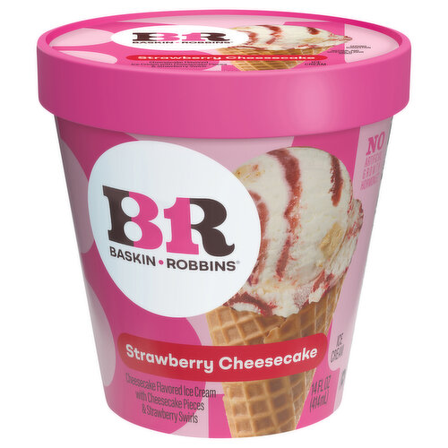 Baskin Robbins Ice Cream, Strawberry Cheesecake