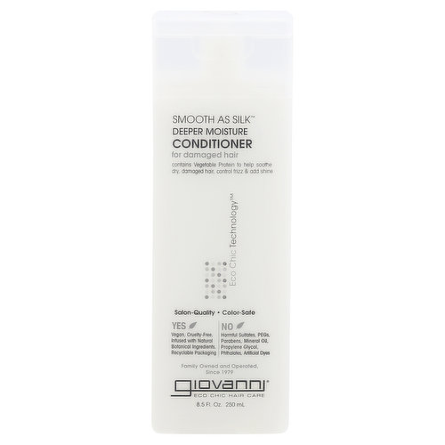 Giovanni  Eco Chic® Smooth As Silk Deep Moisture Conditioner, 8.5 oz