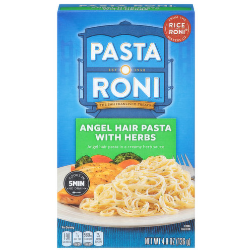 Pasta Roni Angle Hair Pasta, with Herbs