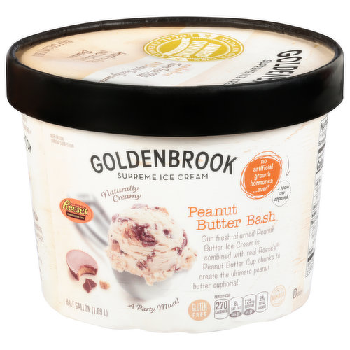 Goldenbrook Ice Cream, Supreme, Peanut Butter Bash Brookshire's
