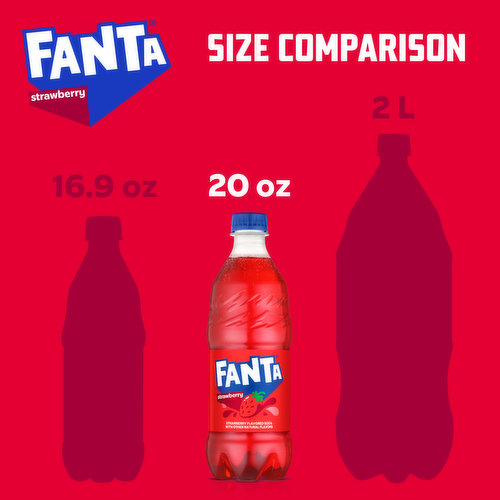 Fanta Strawberry Soda Fruit Flavored Soft Drink