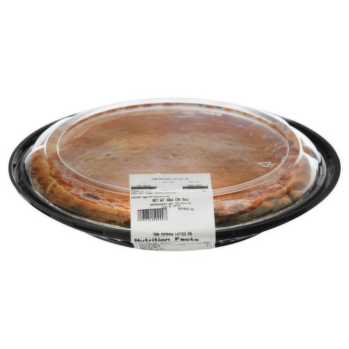 Lattice Pie, Pumpkin, 10 Inch