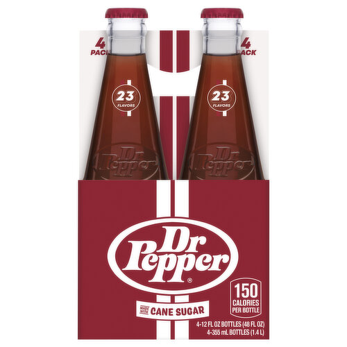 Dr Pepper Soda, 23 Flavors, 4 Pack