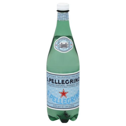 San Pellegrino Sparkling Water, Natural Mineral