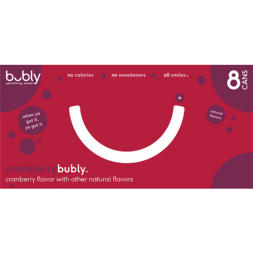 Bubly Sparkling Water Cranberry