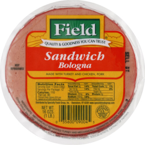 Field Bologna, Sandwich