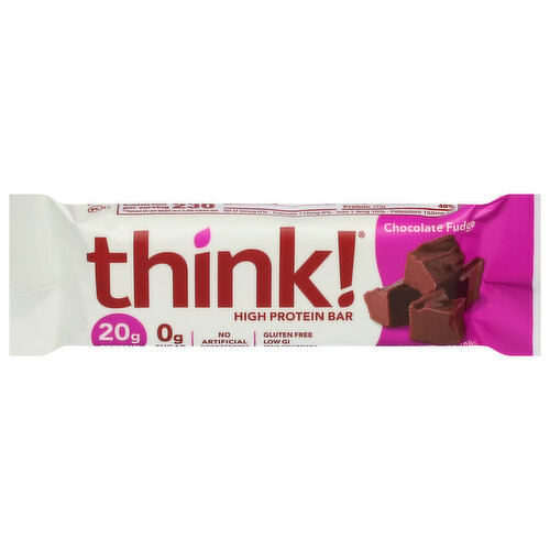 think! High Protein Bar, Chocolate Fudge