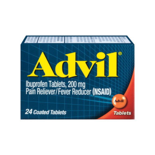 Advil Ibuprofen, 200 mg, Coated Tablets ( 24 count )