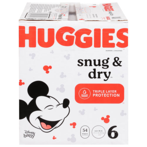 Huggies Diaper, Disney Baby, 6 (Over 35 lb)