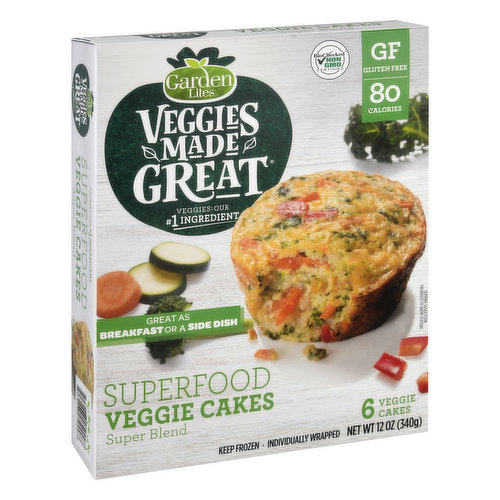 Veggies Made Great Veggie Cakes, Super Blend, Superfood