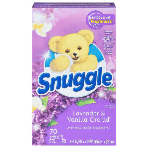 Snuggle Dryer Sheets, Lavender & Vanilla Orchid