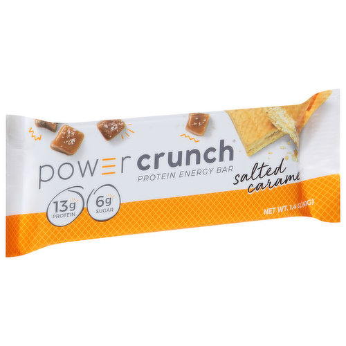 Power Crunch Protein Energy Bar, Salted Caramel Flavored