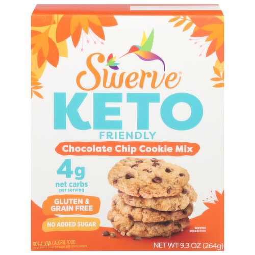 Swerve Cookie Mix, Chocolate Chip, Keto Friendly