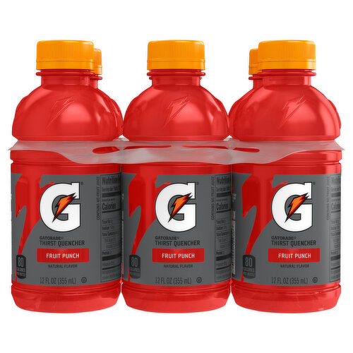 Gatorade Thirst Quencher, Fruit Punch, 6 Pack