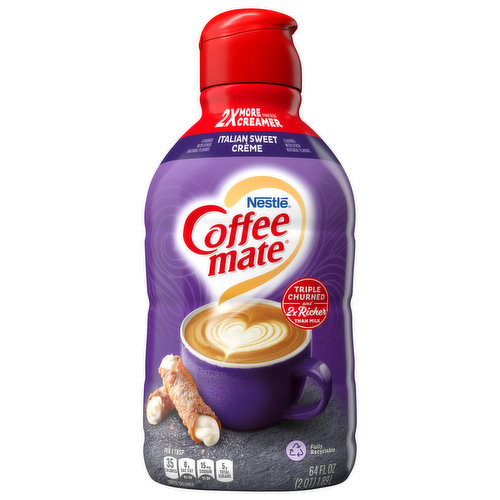 Coffee Mate® Zero Sugar French Vanilla Coffee Creamer, 64 fl oz - Foods Co.