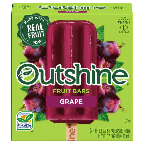 Outshine Fruit Ice Bars, Grape