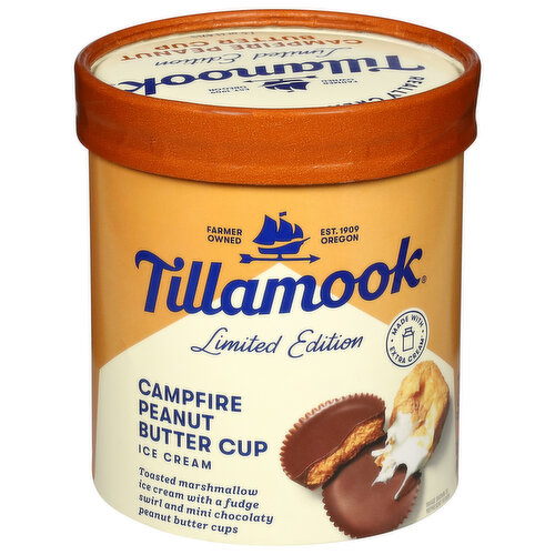 Tillamook Ice Cream, Campfire Peanut Butter Cup