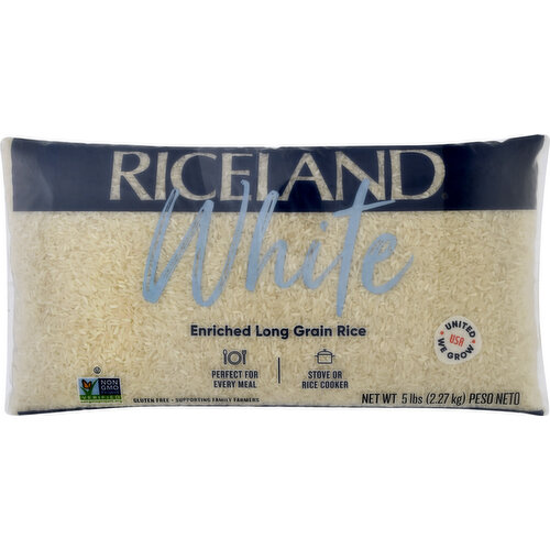 Riceland Rice, Long Grain, Enriched, White