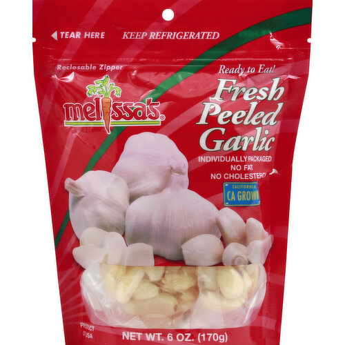 Melissa's Garlic, Fresh, Peeled