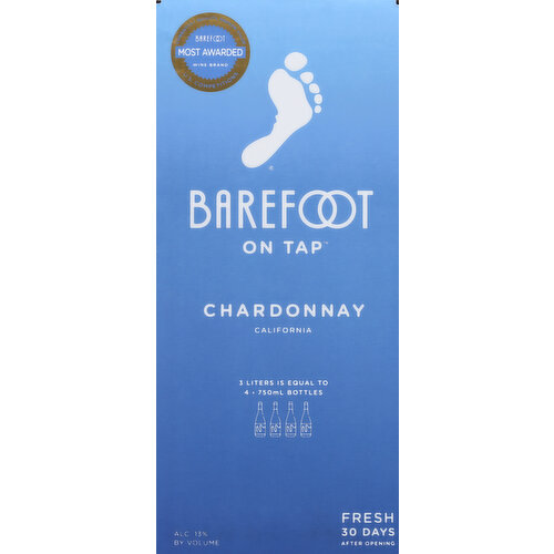 Barefoot Cellars On Tap Chardonnay White Wine 3L