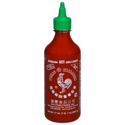 Huy Fong Chili Sauce, Hot, Sriracha