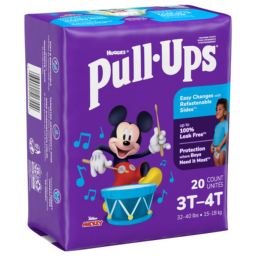 Pull-Ups Training Pants, Disney Junior Mickey, 3T-4T (32-40 lbs) - Spring  Market