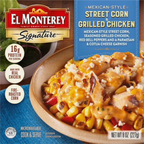 El Monterey Street Corn & Grilled Chicken, Mexican-Style