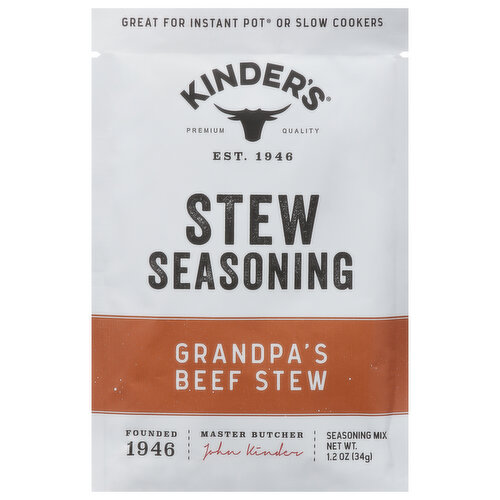 Kinder's Seasoning Mix, Grandpa's Beef Stew