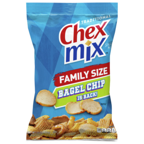 Chex Mix Snack Mix, Savory, Traditional, Family Size