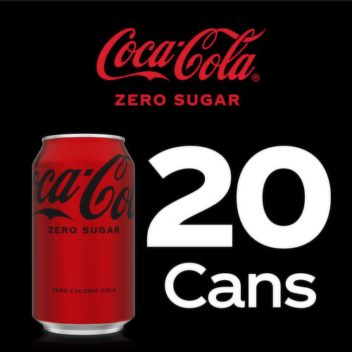 Coca-Cola® Zero Sugar Soda Bottle, 20 fl oz - Foods Co.