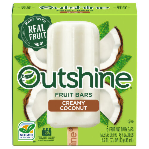 Outshine Fruit Bars, Creamy Coconut