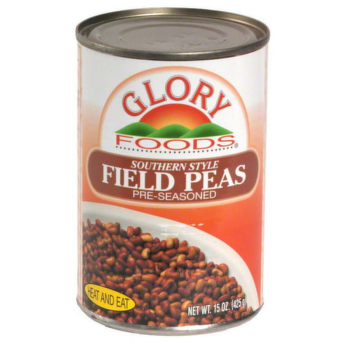 Glory Foods Southern Style Field Peas, Pre-Seasoned ( 15 oz )