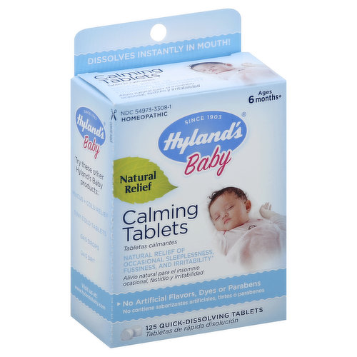 Hyland's Calming Tablets, Quick-Dissolving Tablets