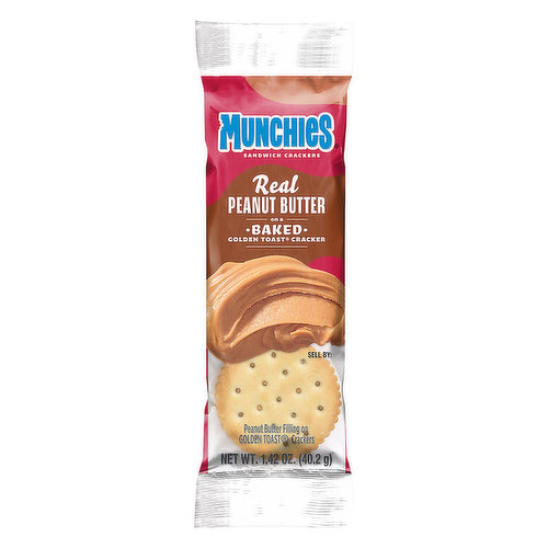 Munchies Sandwich Crackers, Peanut Butter