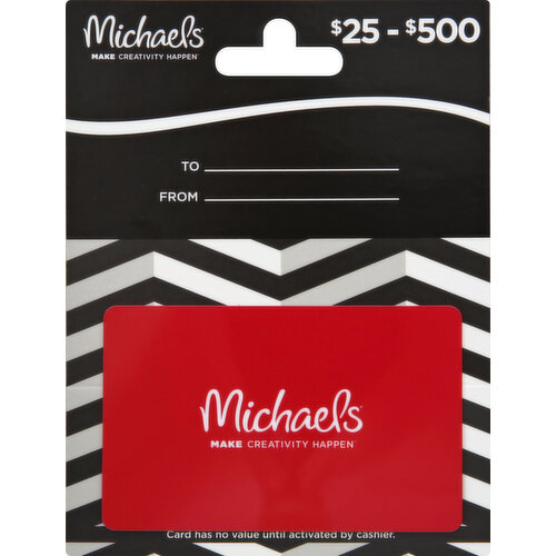 Michaels Gift Card, $25-$500