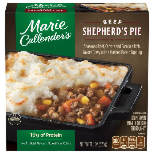 Marie Callender's Shepherd's Pie, Beef